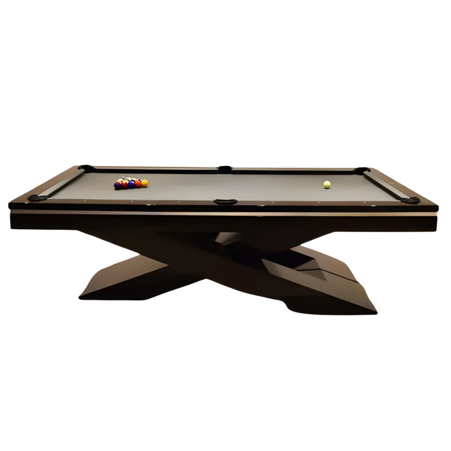 Meridian Atelier X-Frame 8-Foot Designer Pool Table — product view 3