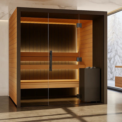 ObsidianTherm Halo Noir 3 Dry Heat Sauna — product view 2